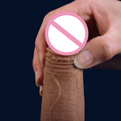 Rubber Dick Realistic Penis Black Brown Huge Dildo with Suction Cup Sex Toys Female Masturbation Artificial Penis for Women