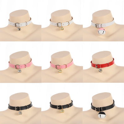 Sex Erotic Toys Accessories For Women Adult BDSM Bondage Games Cute Kawayi Collar With Bell Slave Cosplay Fetsih Necklace lolita