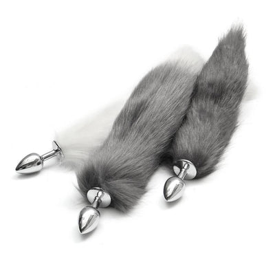 Sex Toys Soft Wild Anal Plug Metal Sex Tail Fox Tail Butt Plug Erotic Anus Toys For Adult Tail Flirting Cosplay Accessorie