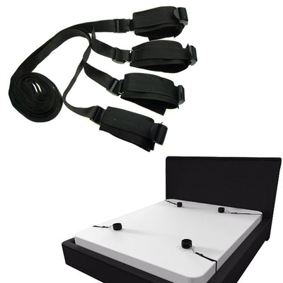 Sex Toys for Couples , Under Bed BDSM Bondage Restraint System , Fetish Adult Games Set , Wrists & Ankle Cuffs Sex Products