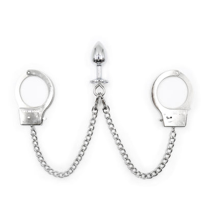 Sex Toys for Men Anal Plug Gay Fetish Metal Tail Plug Hand Cuffs Adult Products Slave Bdsm Women Handcuffs Bondage Restraints