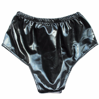 Sex Toys for Women Adjustable Strap on Silicone Black Dildo Underwear Elastic Waist Patent Leather Sexy Panties Penis Underwear