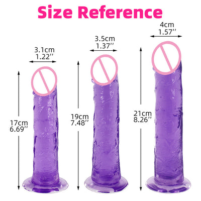 Sex Shop Soft Real Large Phallus Jelly Penis Long Dick Super Thick Realistic Dildo Suction Cup Dildo  Lesbian Sextoys for Women