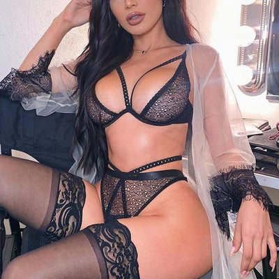 Sexy Babydoll Lingerie Set Porno Costumes Dress Women Sexy Underwear Plus Size Erotic Lingerie Sexy Porno Costumes Sleepwear