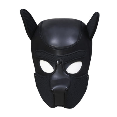 Sexy Dog BDSM Bondage Puppy Play Hoods Slave Rubber Pup Mask Fetish Adult Games Couples SM Flirting Games Toys for Erotic Hoods