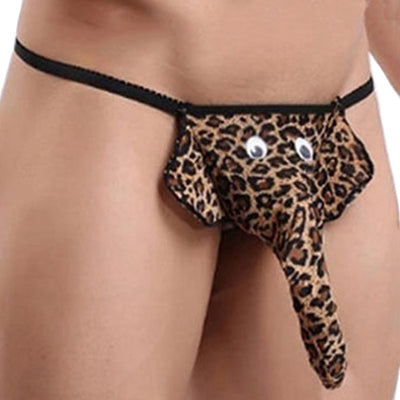 Sexy Men's G String Stylish Elephant Bulge Pouch Men Thong Elastic Erotic Lingerie Tanga Hombre Gay Underwear