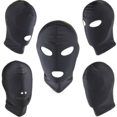 SexyToys Open Mouth Eye Bondage Party Mask Cosplay Slave punish Headgear Mask Exotic Apparel Sex Products BDSM Fetish Mask Hood