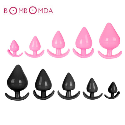 Silicone Anal Plug Anal Beads Adult Sex Toys Prostate Massager Dildo Erotic Toy for Men Women Anal Butt Plug Sex Shop S M L XL