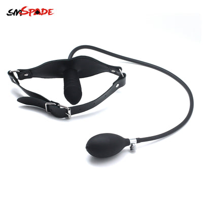 Smspade Sex Toys For Woman Bondage Inflatable Dildo Gag Dildo Big Mouth Gag Adult Sex Toys Adult Games Slave bdsm Tools Sex Shop