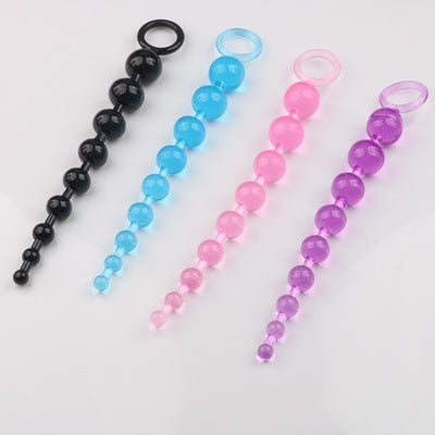 Soft Silicone Anal Balls Butt Plug Anal Sex Toys for Adults Small Anal Beads Sex Products for Beginners Products Sex Toys