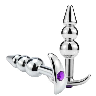 Stainless Steel Anal Plug Anchor Metal Vaginal Dildo Masturbation Massage Health Safe For Women Men Outdoor Play Sex Toys SM
