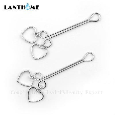 Stainless Steel Metal Clitoris Labia Nipple Clamps Shaking Stimulate Flirting Clit Clip Breast Massage Sex Bdsm Toys for Couples
