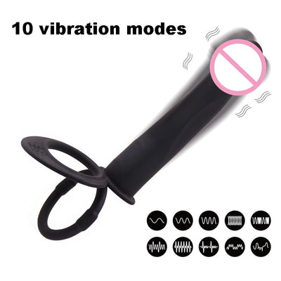 Strapon Faloimitator Double Penetration Dildo Anal Vibrator Adult Erotic Sex Products Shop Toys for Men Couples Women Massager