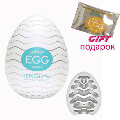 Tenga 6pcs Egg Masturbation Man Portable Male Masturbation Reality Vaginal G Spot Sex Toys for Men Stimulating Penis Massager 18