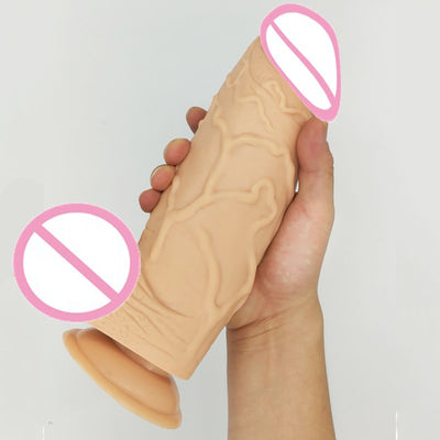 Thierry Size 255*73mm Huge Thick Flesh Dildo, Realistic Penis Large Dong Big Cock Dick Adult Women Erotic Insert Sex Products
