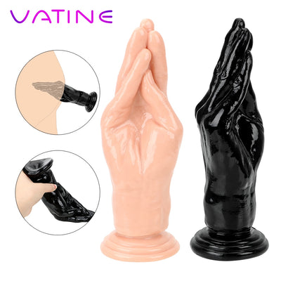VATINE Anal Plug G-spot Huge Dildo Large Penis Fist Butt Plug Suction Big Hand Anal Stuffed Masturbate Sex Toys For Women Men