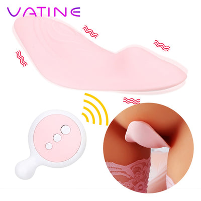 VATINE Clitoral Stimulator Portable Panty Vibrator Wireless Remote Control Invisible Vibrating Egg Sex Toys for Woman