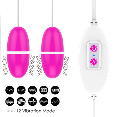 Vibrating Egg Sex Toys For woman Clitoris Vagina G spot Stimulator  Female Climax Waterproof Multispeed 12 Frequency USB Charge