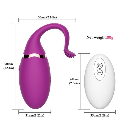 Vibrating Eggs Sex Toys for Woman 10 Speed USB Charging Wireless Remote Control Jump Egg Vibrator Waterproof Massage Vibrator