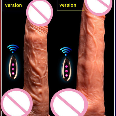 Wireless Vibrator Telescopic for Women Huge Dildos Vibrador Heating Skin Feeling Realistic Penis Super Huge Big Dildo Silicone