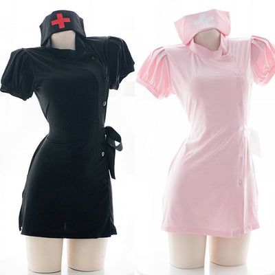 Women Sexy Costume Nurse Costume Lady Nurse Girl Uniform Set Sexy Maid Role Play Lingerie Cosplay Uniform Halloween Costumes