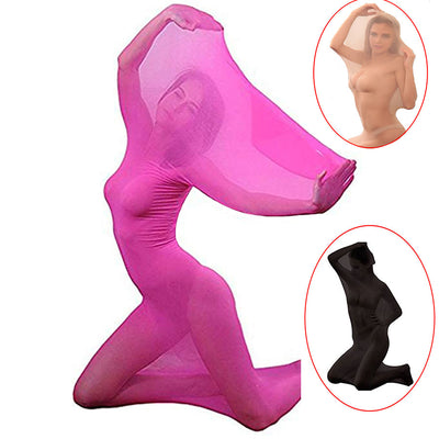 Women Sexy Lingerie Body Stocking,Wholes Unisex Sheer Bondage Cocoon Stocking Sleeping Bags,BDSM Sex Costumes Accessorie