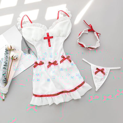 Women Sexy Underwear Erotic Lingerie Porno Strap Lingerie Sexy Hot Erotic Bandage Nurse Costume Cosplay School Girl Costume