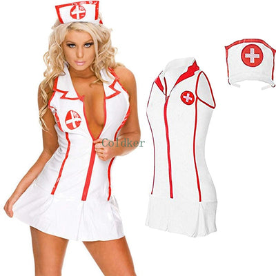 Women's Sexy Nurse Outfit Lingerie Ladies Nurse Role-Play Uniform Sexy Lingerie Suit Cosplay Costume